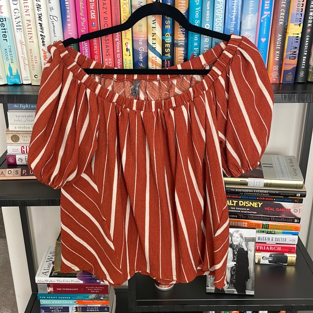 Anthropologie Off the Shoulder Top